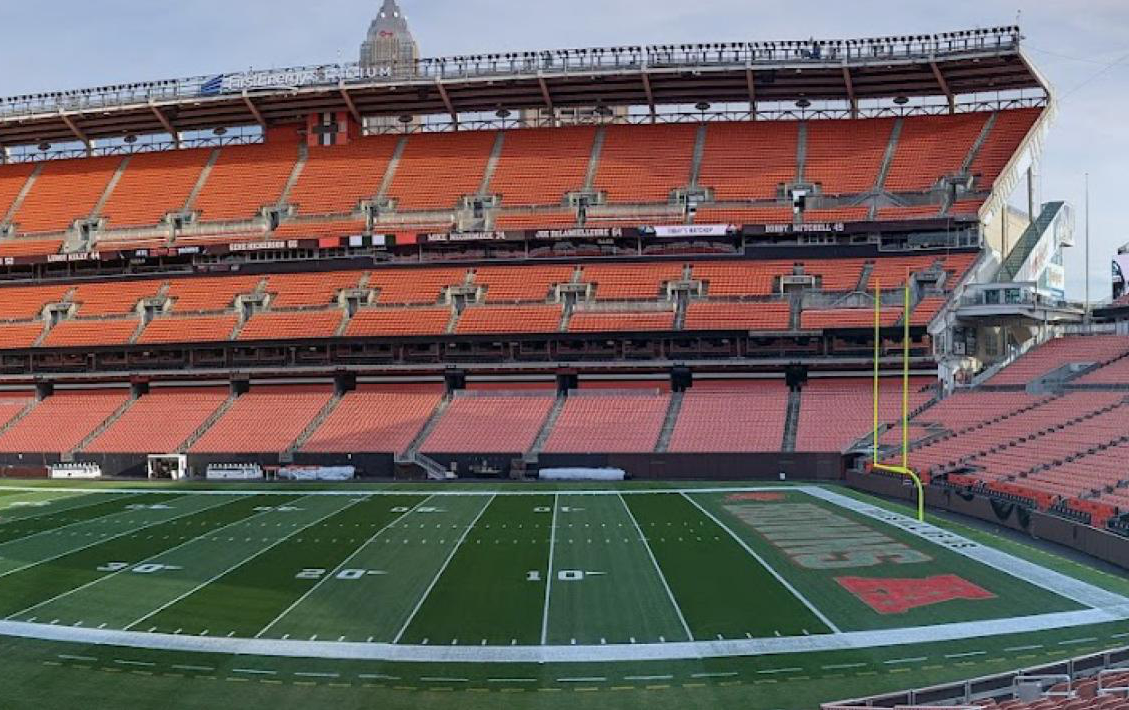 Cleveland Browns Stadium installation