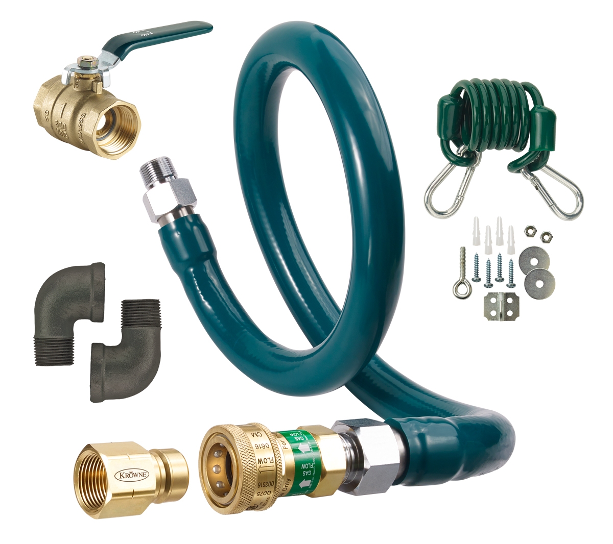 3-4-x-72-gas-connector-complete-kit-complete-kits-krowne-metal-corp