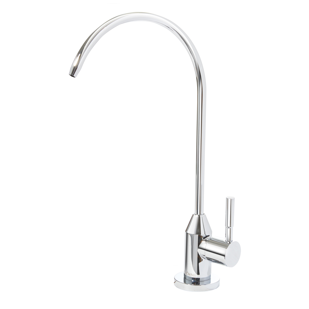 Single Lever Goose Neck Drinking Water Dispenser, Chrome Finish | Krowne