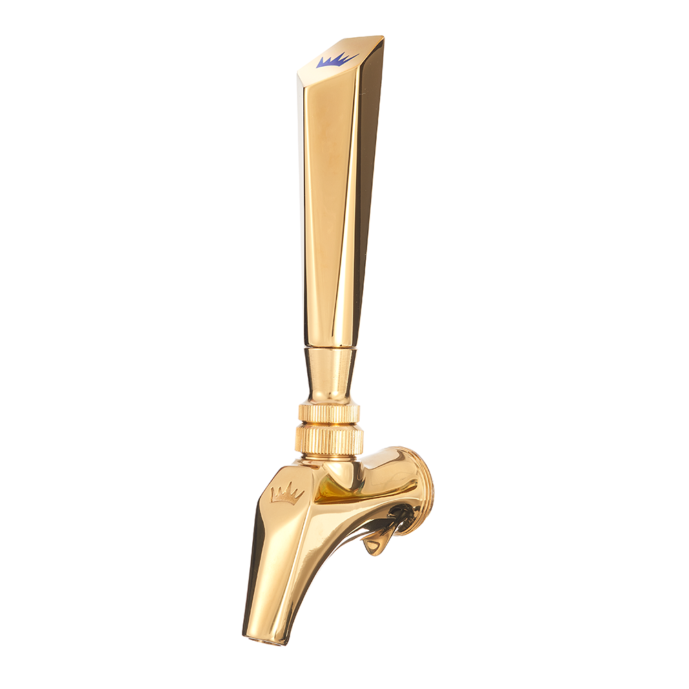 MasterTap Premium Handle, Polished Brass Finish by Krowne