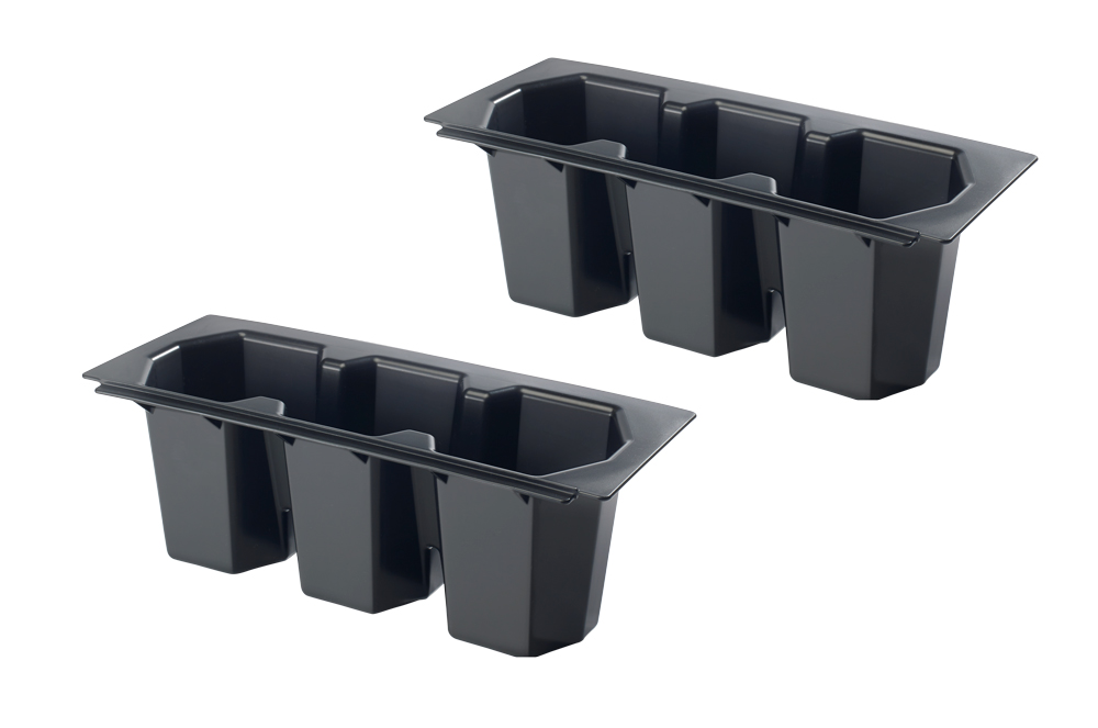 3Bottle Plastic Bottle Wells for KR19 Ice Bins (Quantity 2) Krowne