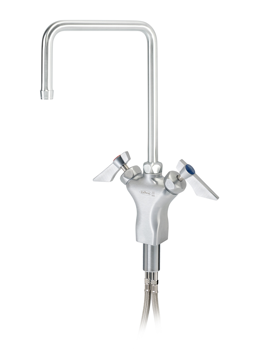 Diamond Series Single Hole Deck Mount Faucet with 8-1/2