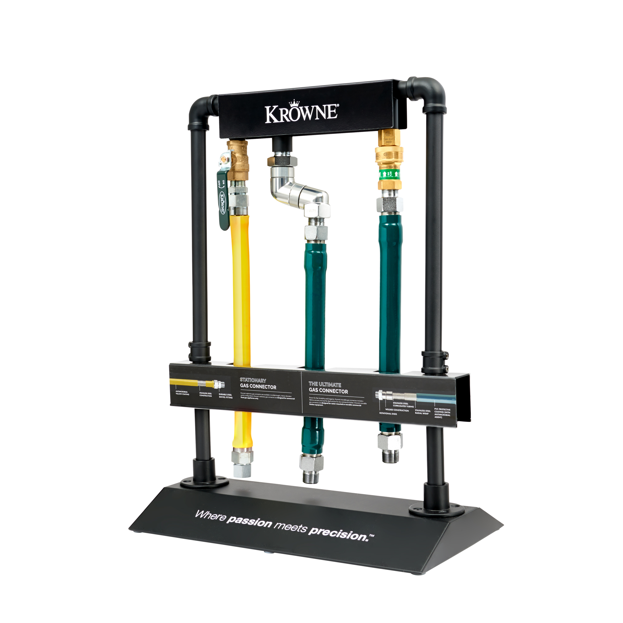 Gas Connector Table Top Display by Krowne