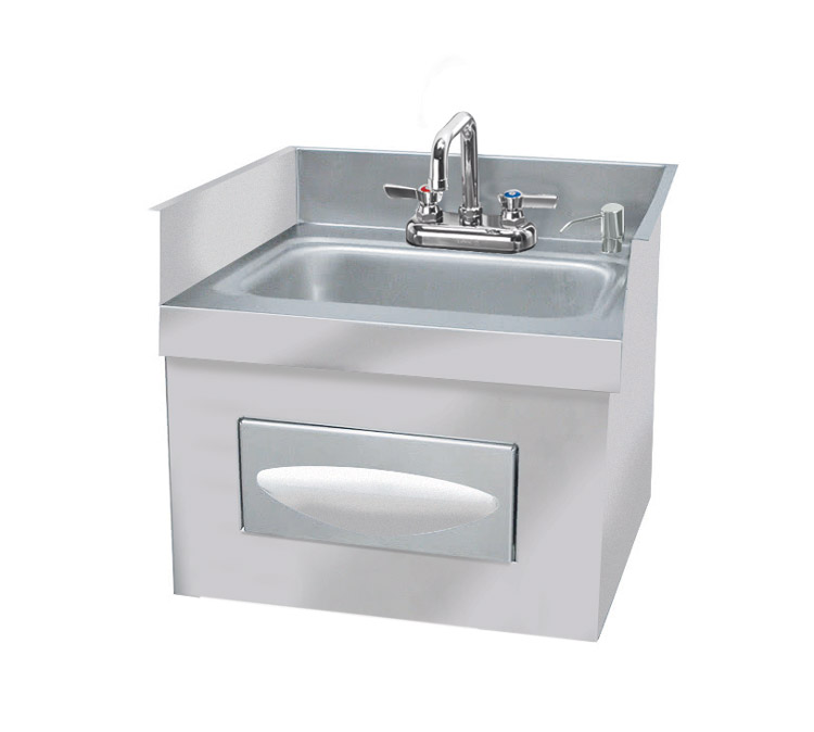 Drop-In Countertop Installed Hand Sink with 4