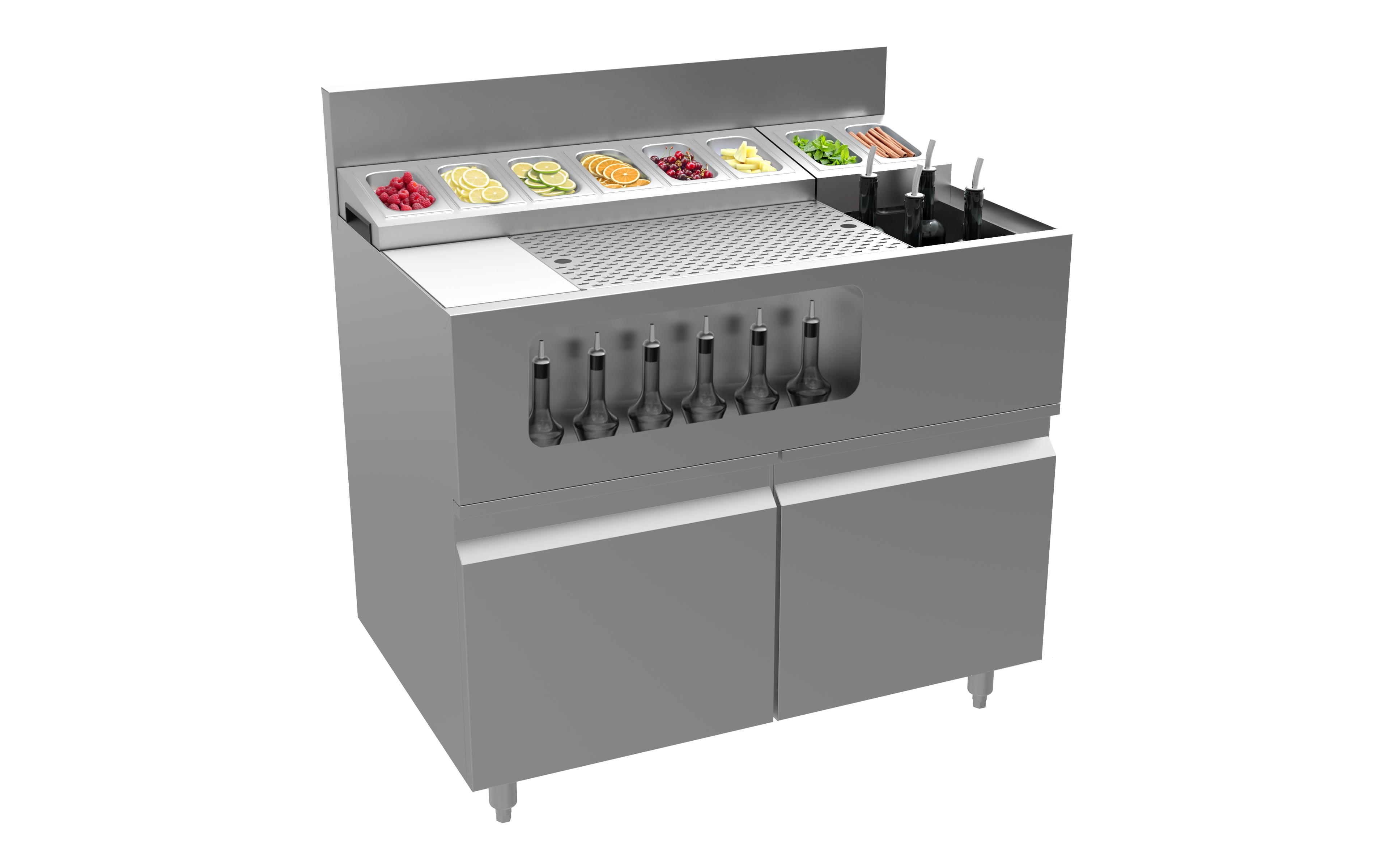 Alchemy Series The Thirty-Eight Lab with Drawer Base by Krowne