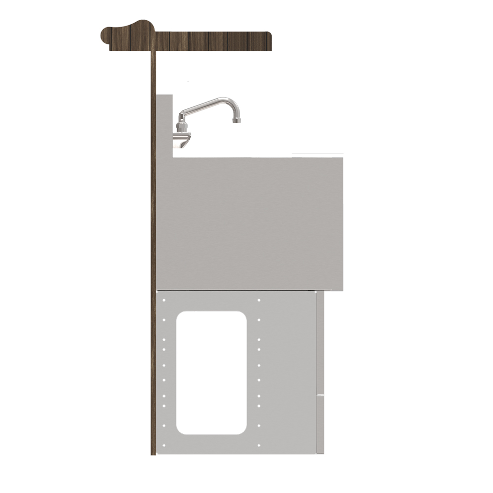 Pedestal Base Support System for Underbar by Krowne