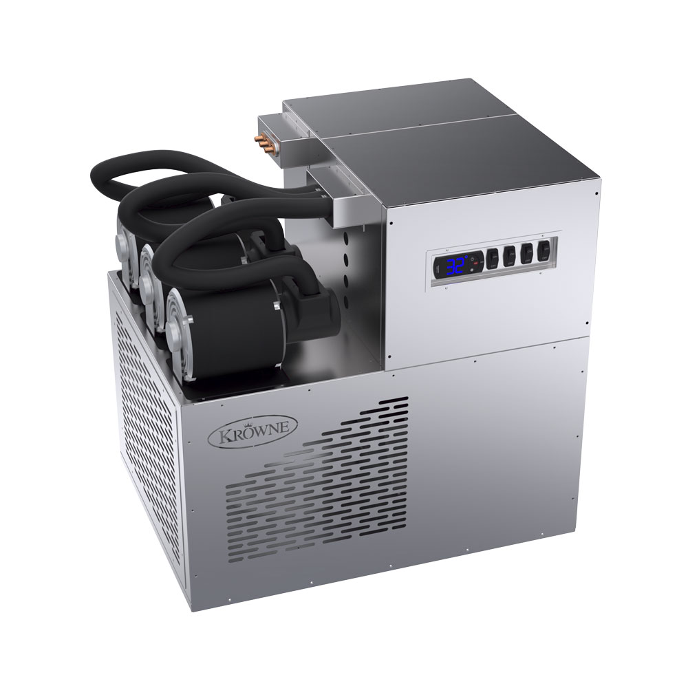 MasterTap Air-Cooled Power Pack, 3/4 HP with 3 Pumps, 230V by Krowne
