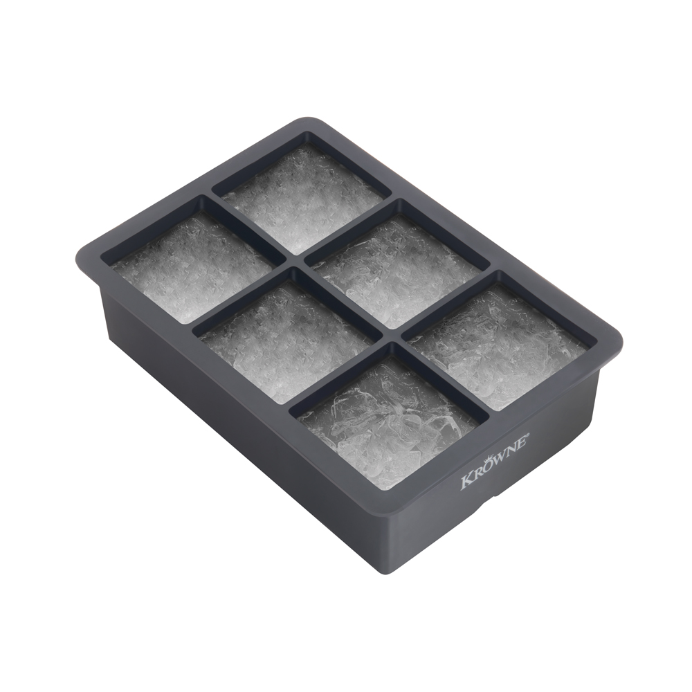 6 Compartment Ice Cube Mold by Krowne